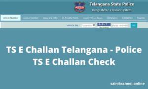 Ts E Challan Telangana - Police Ts E Challan Check